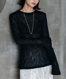 LIENCOEUR | シアーロングスリーブロンT(Tシャツ/カットソー)