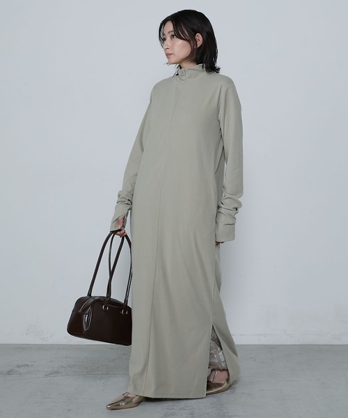 ❗️9/7まで❗️mame High Neck Dress Amazon.com: HJKOUYT Women Bodycon Maxi Dress Sleeveless Crew