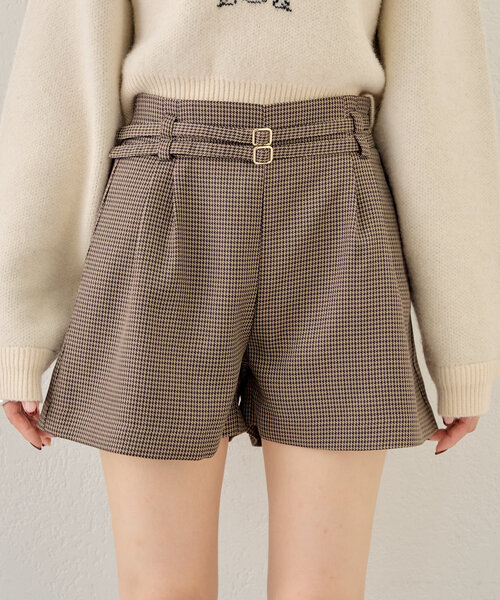 Chico(チコ)の「【セットアップ対応】ダブルベルトキュロットショートパンツ(その他パンツ・レディース・ブラウン/ブラック/ブラウン系その他2・FREE)」の21枚目の写真