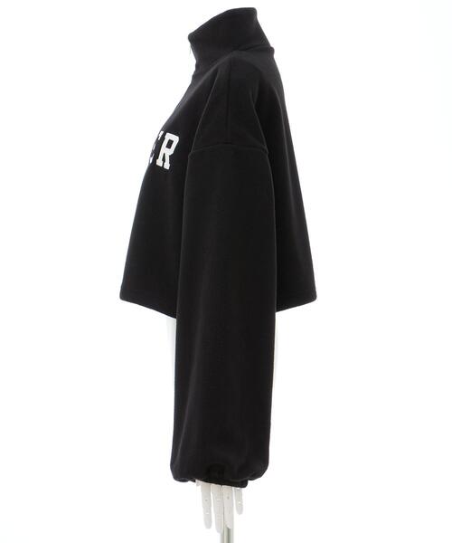 INGNI(イング)の「ハーフZIP裾ドロストショートフリーストップス(その他トップス・レディース・アイボリー/ブラック/ベージュ・M)」の5枚目の写真