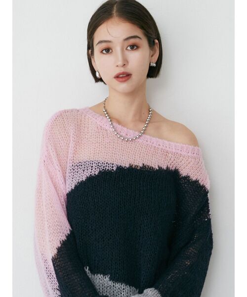 MURUA（ムルーア）の「ボールチェーンMIXネックレス（ネックレス・レディース・シルバー・FREE）」の3枚目の写真