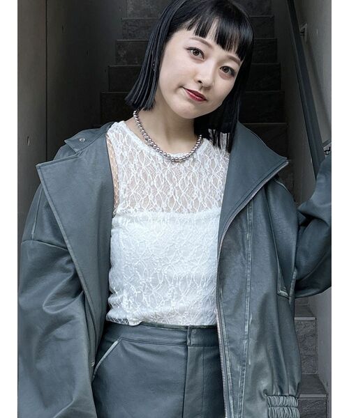 MURUA（ムルーア）の「ボールチェーンMIXネックレス（ネックレス・レディース・シルバー・FREE）」の12枚目の写真