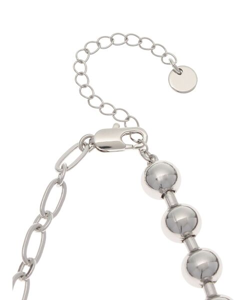 MURUA（ムルーア）の「ボールチェーンMIXネックレス（ネックレス・レディース・シルバー・FREE）」の15枚目の写真