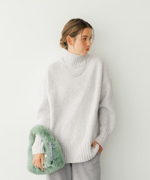 BAYFLOW | [ふっくら軽くあったか]ブークレタートルニットプルオーバー(ニット/セーター)