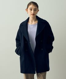 YECCA VECCA | ウール混ミドル丈Pコート(ピーコート)