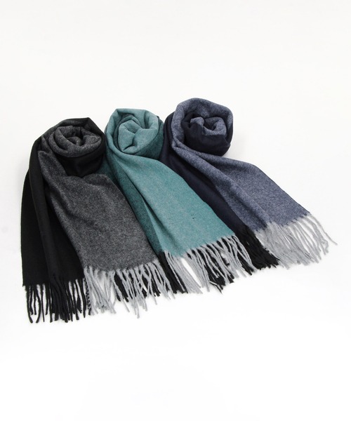 マフラー・ストール NICK&NICOLE NICOLE PREMIUM WOOL MUFFLERCHARCOAL N_22 WINTER マフラー・ストール NICK&NICOLE NICOLE PREMIUM WOOL