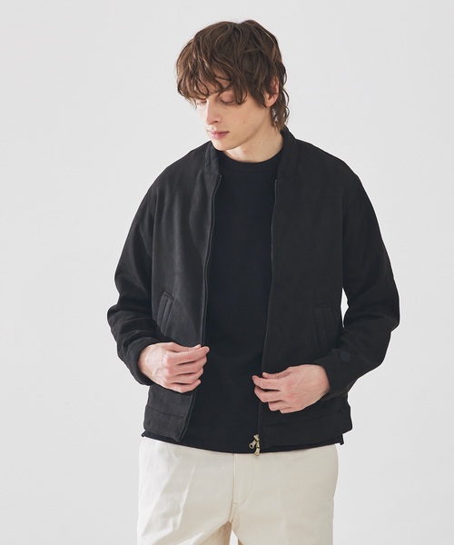 【セットアップ対応】フェイクスウェード 変形 フライトジャケット