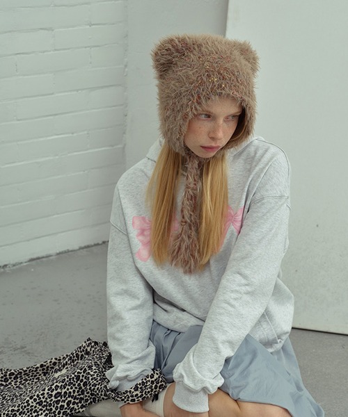 セール】WEGO/猫耳モヘアニットキャップ／ビーニー（ニットキャップ