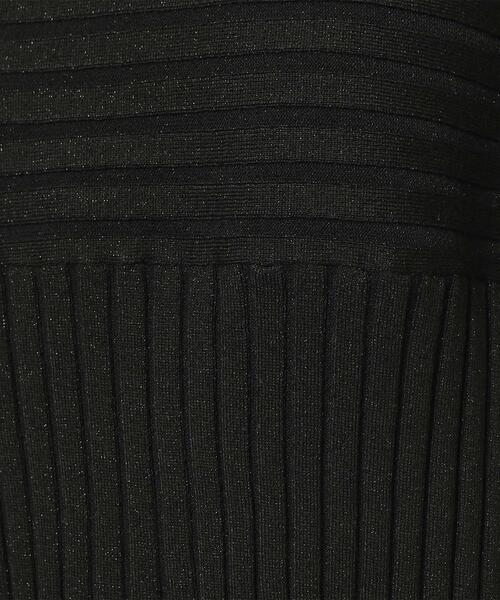 ITS'DEMO（イッツデモ）の「◆【手洗い可／薄手／ロングシーズン使える】ラメワイドリブ切替ニット（ニット/セーター・レディース・ブラック/オフホワイト/ダークブラウン/ボルドー/ブルー系その他・00）」の16枚目の写真