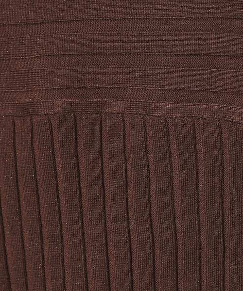 ITS'DEMO（イッツデモ）の「◆【手洗い可／薄手／ロングシーズン使える】ラメワイドリブ切替ニット（ニット/セーター・レディース・ブラック/オフホワイト/ダークブラウン/ボルドー/ブルー系その他・00）」の20枚目の写真