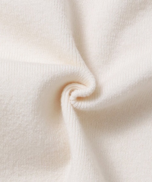 【セール】【静電気防止】やわもちヤーン 袖配色 オーバータートルニット（ニット/セーター）｜hunch（ハンチ）
