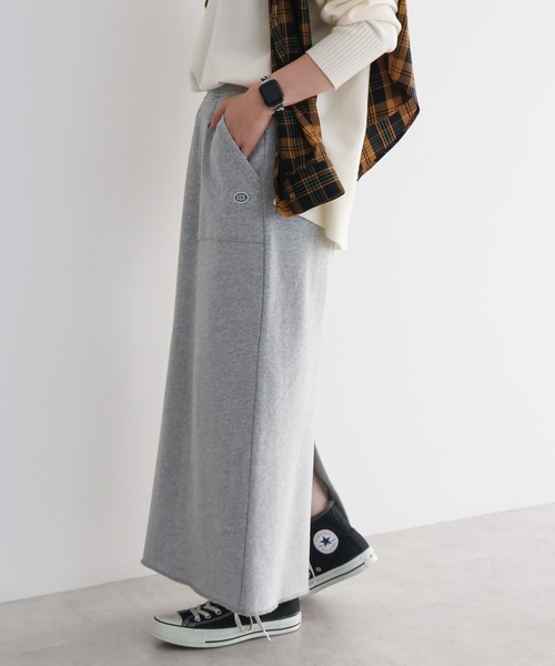 AMERICAN HOLIC（アメリカンホリック）の「Discus/スウェットタイトスカート（スカート・レディース・グレー系その他/オレンジ・M/L）」の5枚目の写真