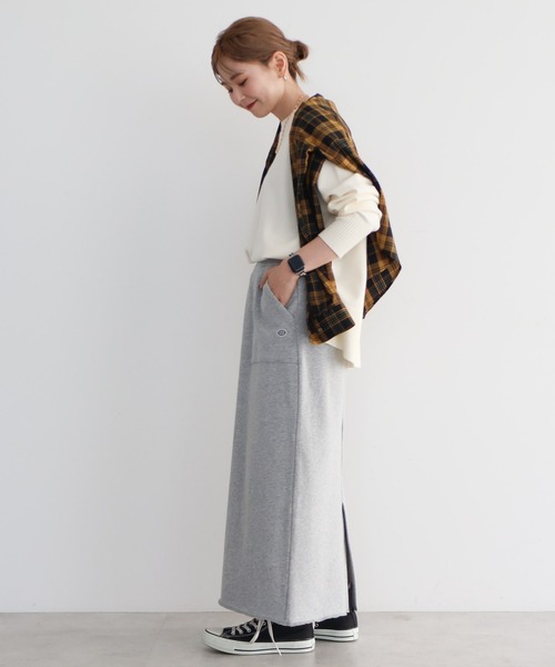 AMERICAN HOLIC（アメリカンホリック）の「Discus/スウェットタイトスカート（スカート・レディース・グレー系その他/オレンジ・M/L）」の18枚目の写真