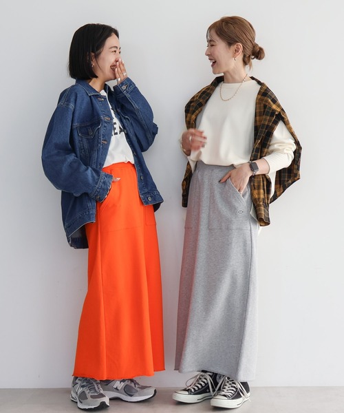 AMERICAN HOLIC（アメリカンホリック）の「Discus/スウェットタイトスカート（スカート・レディース・グレー系その他/オレンジ・M/L）」の19枚目の写真