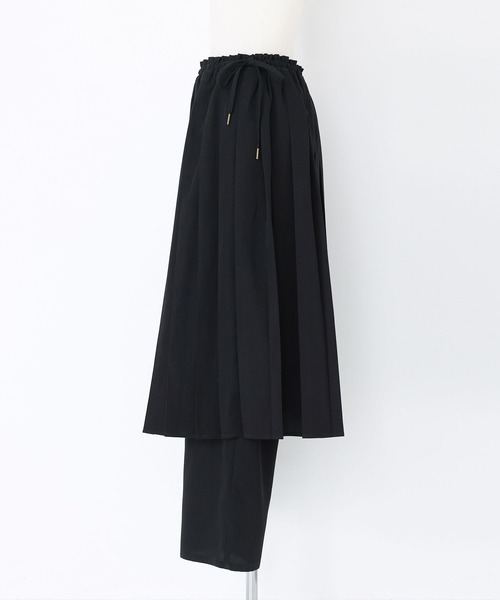 somari imagination（ソマリ イマジネーション）の「『プリーツスカート×ストレートパンツセット』（スラックス・レディース・ブラック/グレー・1/2）」の14枚目の写真