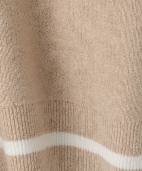 e/rm（イーアールエム）の「【e/rm】チルデンニット（ニット/セーター・レディース・ベージュ/オフホワイト・FREE）」の10枚目の写真