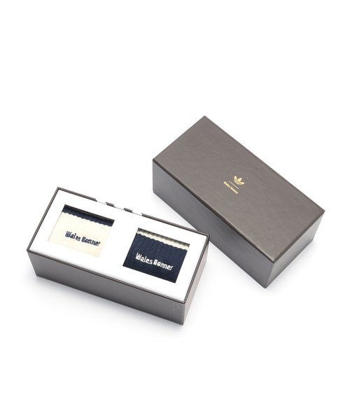 adidas Originals(アディダスオリジナルス)の「adidas originals × Wales Bonner 3S Sock WHITE/NAVY JH3609(ソックス/靴下・メンズ・ネイビー・MEDIUM)」の3枚目の写真