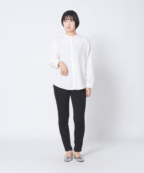 fort point(フォーポイント)の「【FORT POINT/フォートポイント】裏起毛ニットデニムレギンス WARM 暖パン(デニムパンツ・レディース・ネイビー/ブラック/スカイブルー・SMALL/LARGE/MEDIUM)」の17枚目の写真