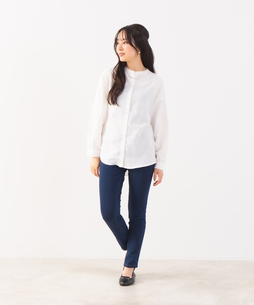 fort point(フォーポイント)の「【FORT POINT/フォートポイント】裏起毛ニットデニムレギンス WARM 暖パン(デニムパンツ・レディース・ネイビー/ブラック/スカイブルー・SMALL/LARGE/MEDIUM)」の12枚目の写真