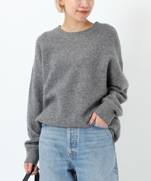 EVERYDAY I LIKE.（エヴリディアイライク）の「ヤク コージーセーター（ニット/セーター・レディース・チャコールグレー/ウッド・FREE）」の16枚目の写真