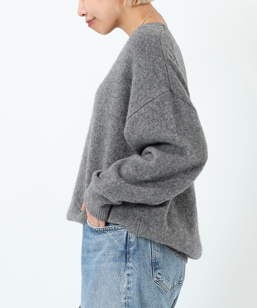 EVERYDAY I LIKE.（エヴリディアイライク）の「ヤク コージーセーター（ニット/セーター・レディース・チャコールグレー/ウッド・FREE）」の17枚目の写真