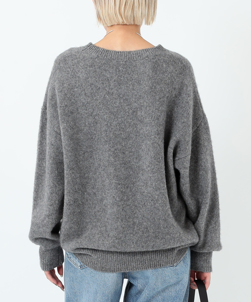 EVERYDAY I LIKE.（エヴリディアイライク）の「ヤク コージーセーター（ニット/セーター・レディース・チャコールグレー/ウッド・FREE）」の18枚目の写真