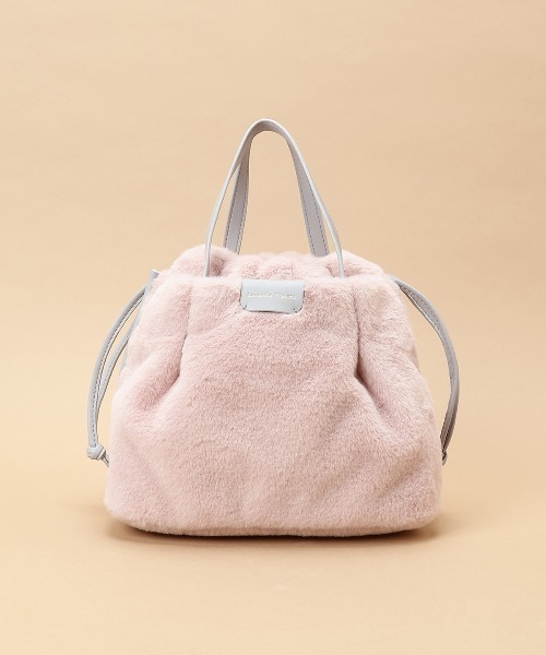 JIMMY CHOO(ジミーチュウ) ハンドバッグ ロザリー ベージュ ホログラム  