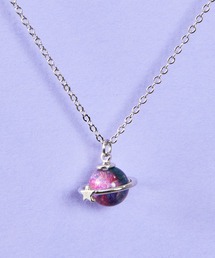 gargle（ガーグル）の「gargle ガーグル：宇宙シリーズ　clear saturn　土星　ネックレス（ネックレス）」