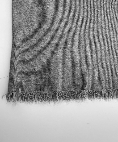 Miniministore(ミニミニストア)の「ロングスカート 裾フリンジニットスカート(スカート・レディース・アイボリー/ブラック/ダークグレー/ベージュ/ダークブラウン・FREE)」の22枚目の写真