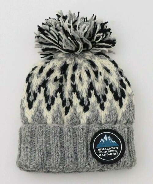 FRAPBOIS(フラボア)の「HCK ジャガードニットキャップ(ニットキャップ/ビーニー・レディース・グレー/アイボリー・FREE)」の17枚目の写真