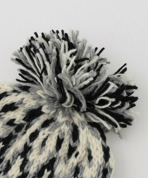 FRAPBOIS(フラボア)の「HCK ジャガードニットキャップ(ニットキャップ/ビーニー・レディース・グレー/アイボリー・FREE)」の14枚目の写真