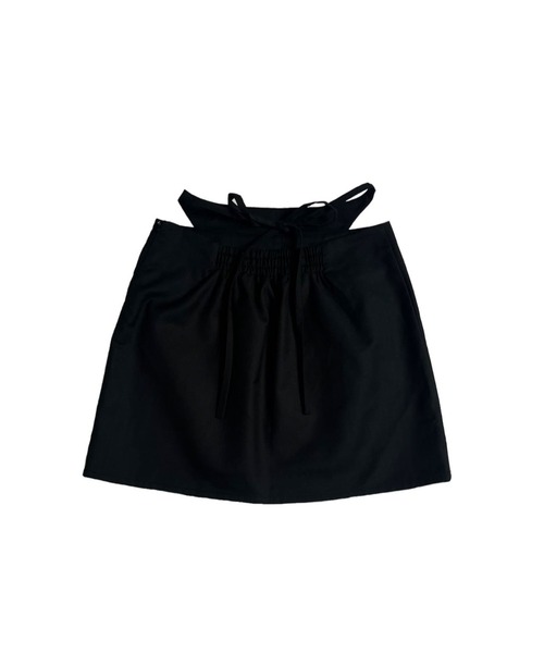 LOW RISE RIBBON MINI SKIRT/ローライズリボンミニスカート