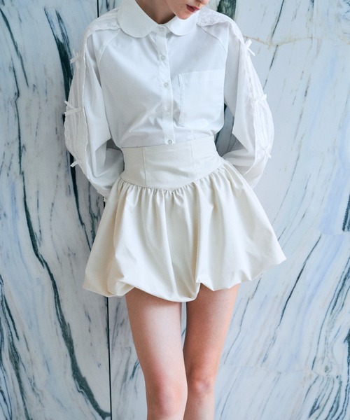 BLU チュールミニスカート Mサイズ BLUE lovilyn BLU チュールミニスカート Mサイズ BLUE lovilyn