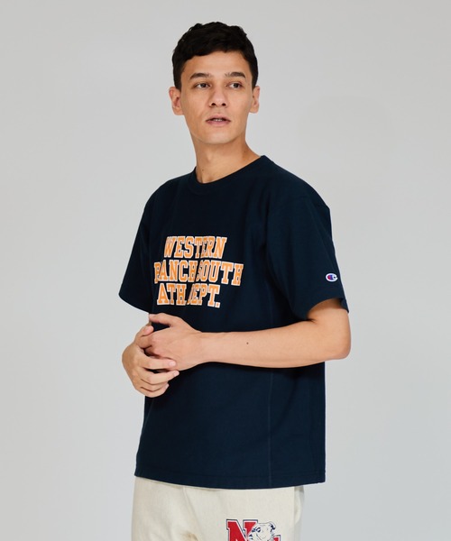 Champion（チャンピオン）の「【Champion/チャンピオン】メンズ リバースウィーブ(R) Tシャツ（Tシャツ/カットソー・メンズ・ブラック/ホワイト/ネイビー/グレー/オートミール/レッド系その他6・MEDIUM/LARGE/X-LARGE）」の5枚目の写真