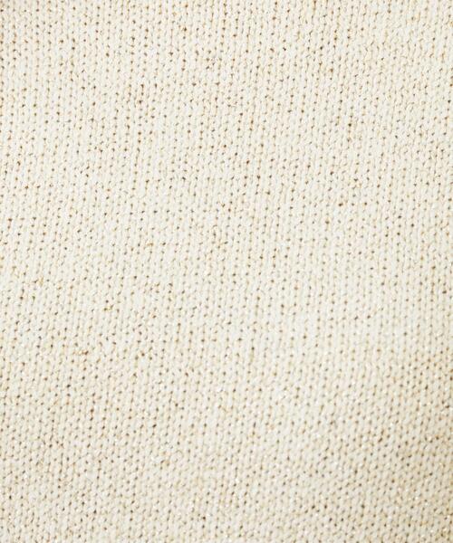 セール】【ゆったり/洗える】ラメ入りローゲージニット（ニット