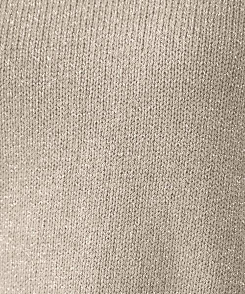 セール】【ゆったり/洗える】ラメ入りローゲージニット（ニット