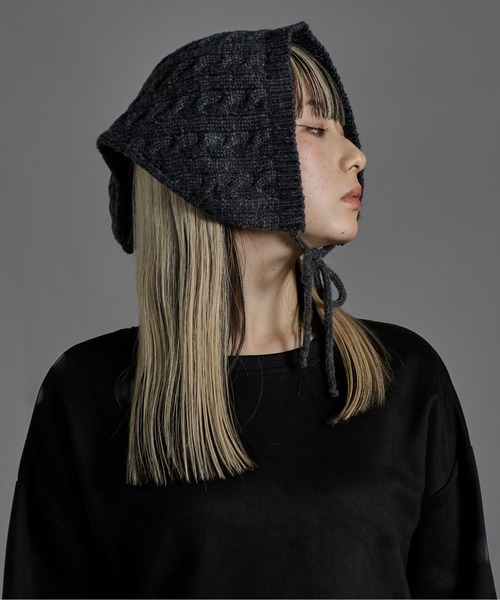 cost per kilo ファー ビーニー セール】【CANVAS+】フェイクファーニット帽（ニットキャップ