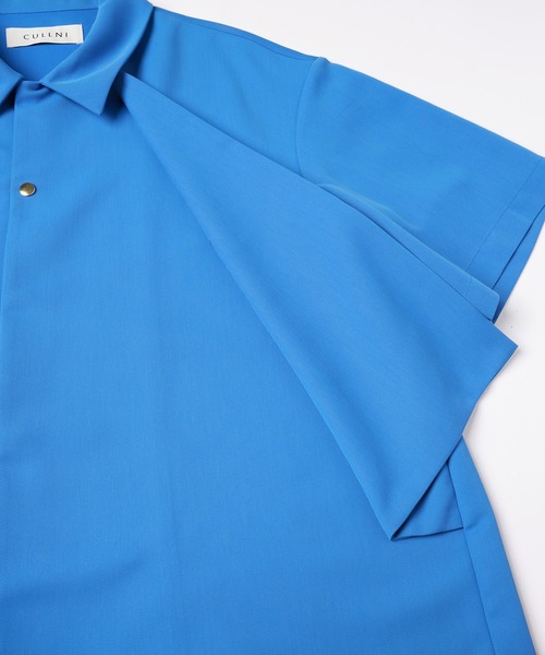 CULLNI（クルニ）の「Dry Karsey Asymmetrical Short Sleeve Jaket（その他アウター・メンズ・ホワイト/グリーン/ブラック/ブルーグレー・0/1/2）」の8枚目の写真