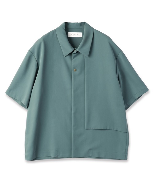 CULLNI（クルニ）の「Dry Karsey Asymmetrical Short Sleeve Jaket（その他アウター・メンズ・ホワイト/グリーン/ブラック/ブルーグレー・0/1/2）」の10枚目の写真