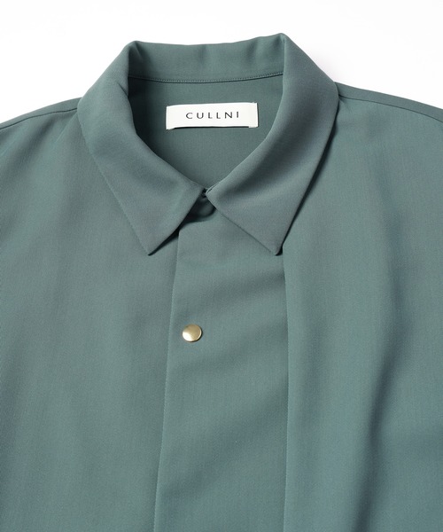 CULLNI（クルニ）の「Dry Karsey Asymmetrical Short Sleeve Jaket（その他アウター・メンズ・ホワイト/グリーン/ブラック/ブルーグレー・0/1/2）」の12枚目の写真