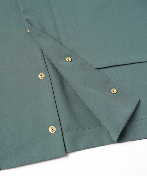 CULLNI（クルニ）の「Dry Karsey Asymmetrical Short Sleeve Jaket（その他アウター・メンズ・ホワイト/グリーン/ブラック/ブルーグレー・0/1/2）」の15枚目の写真