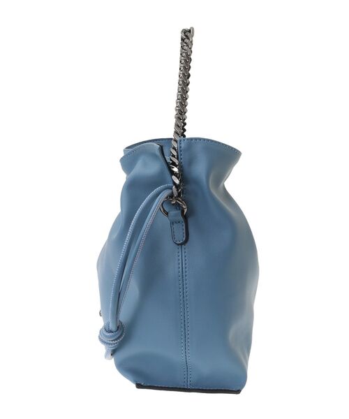 YECCA VECCA(イェッカヴェッカ)の「2wayチェーンギャザーバッグ(ショルダーバッグ・レディース・ブラック/ブルー/シルバー/ゴールド・FREE)」の15枚目の写真