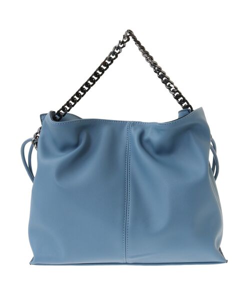 YECCA VECCA(イェッカヴェッカ)の「2wayチェーンギャザーバッグ(ショルダーバッグ・レディース・ブラック/ブルー/シルバー/ゴールド・FREE)」の16枚目の写真