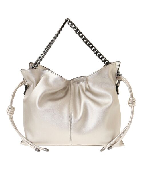 セール】2wayチェーンギャザーバッグ（ショルダーバッグ）｜YECCA