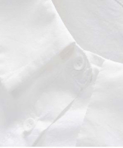 フラットカラーボリューム三段タックブラウス(シャツ/ブラウス)|CADBURY(キャドバリー) フラットカラーボリューム三段タックブラウス(シャツ/ブラウス)|CADBURY(キャドバリー)