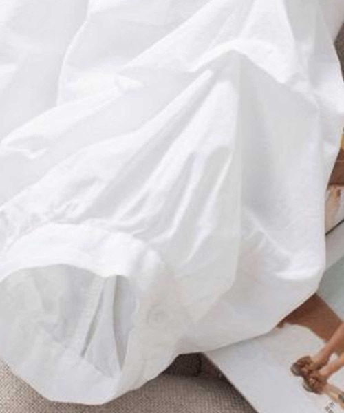 フラットカラーボリューム三段タックブラウス(シャツ/ブラウス)|CADBURY(キャドバリー) フラットカラーボリューム三段タックブラウス(シャツ/ブラウス)|CADBURY(キャドバリー)