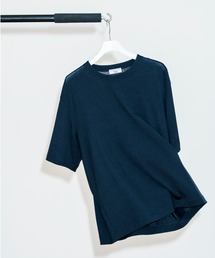 ADAM ET ROPE' | 【NIKKE】ウール天竺 ハーフスリーブ ニットT(Tシャツ/カットソー)