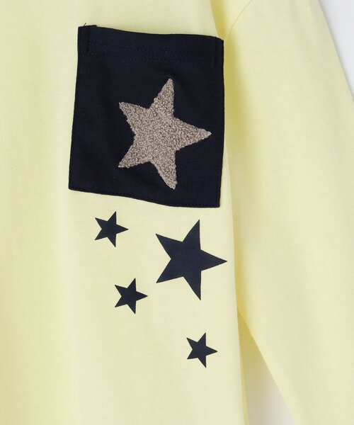 THE SHOP TK (ザ ショップ ティーケー )の「【110-150】星サガラポケット長袖Tシャツ/洗濯機OK(Tシャツ/カットソー・キッズ・ブラック系2/ネイビー系4/イエロー系その他6・11/12/15 /13/14)」の13枚目の写真