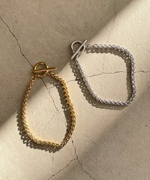 ankh+（アンクプラス）の「金属アレルギー対応【ステンレス】デザインチェーンブレスレット（ブレスレット）」