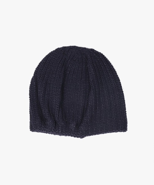 Chapeau d' O（シャポードオー）の「Chapeau d' O  C/A Lame Beret Beanie / シャポードオー（ニットキャップ/ビーニー・レディース・ネイビー/ピンク/ブルー・FREE）」の14枚目の写真